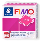 樹脂粘土 『FIMO SOFT (フィモソフト) 56g 8020-22 ラズベリー』 STAEDTLER Noris Club ステッドラー ノリスクラブ|樹脂粘土|粘土