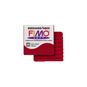 樹脂粘土 『FIMO SOFT (フィモソフト) 56g 8020-24 インドレッド