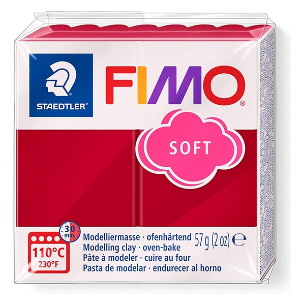 樹脂粘土 『FIMO SOFT (フィモソフト) 56g 8020-26 キルシュ