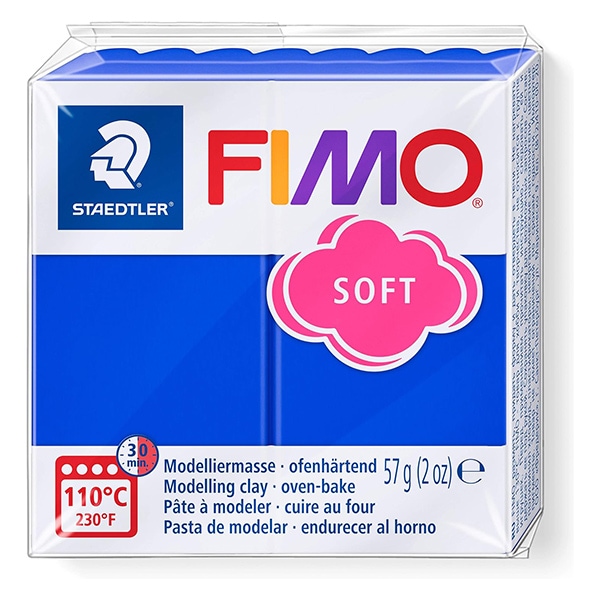 樹脂粘土 『FIMO SOFT (フィモソフト) 56g 8020-33 ブリリアントブルー