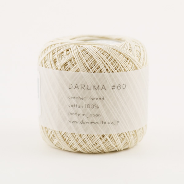 レース糸 『DARUMA #60 2番色』 DARUMA ダルマ 横田 毛糸_,メーカーで