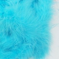 羽根装飾 『マラボー ブルー』|ブレード・タッセル|ソーイング