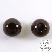 手芸パーツ 『ループエンド 16mm 茶』|金具・留め具|ソーイング