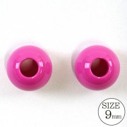 手芸パーツ 『ループエンド 9mm 濃ピンク』|金具・留め具|ソーイング