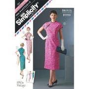 実物大型紙 『1950sチャイナワンピース 757』 SUN・PLANNING サン・プランニング|型紙・パターン