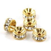 スワロフスキー 『#77506 Rondelle Spacer RONDELLE スワロフスキーロンデル平丸 6mm 1ヶ』 |スワロフスキー|ビーズ