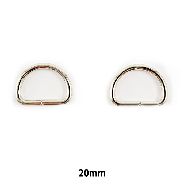 手芸パーツ 『Dカン 2ヶ入り 20mm ニッケル SUN10-78』 SUNCOCCOH