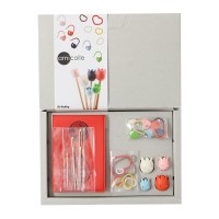 編み物ツール 『アミコレセット (目かぞえマーカー・編み針キャップ