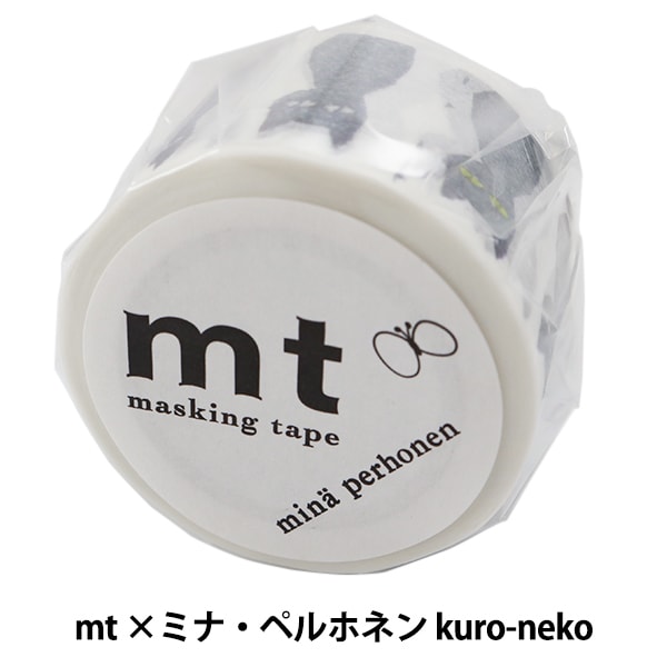 手芸テープ 『mt × ミナ・ペルホネン kuro-neko』 画材,その他| ホビー