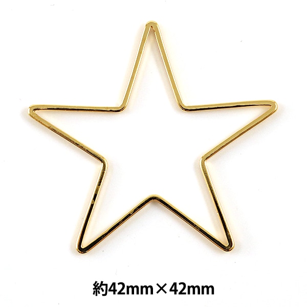 手芸金具 『チャームパーツ 星 1個入 金色 PD-1717 G』 ビーズ