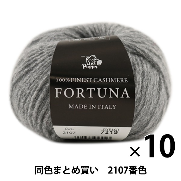 10玉セット】秋冬毛糸 『FORTUNA(フォルトゥーナ) 2107番色』 Puppy 