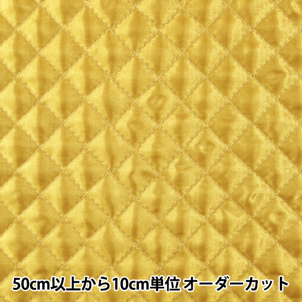 数量5から】 生地 『サテンキルト ゴールド 金 AQ1500-52』 生地・布