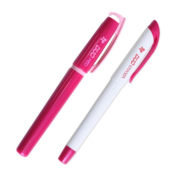 手芸マーカー 布用ペン 『DUOマーカー&消しペンセット 太 茶色