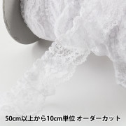 数量5から】 レース 『チュールレース 1番色 3847-1』 服飾,綿