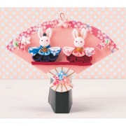 節句手芸キット 『ちりめん細工 桜びな 赤 HM-1』 Panami パナミ