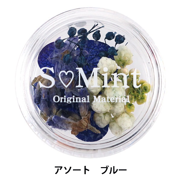 レジン材料 『ドライフラワー フルレット シリーズ1 ブルー』 SMint