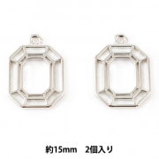 レジンパーツ レジンパーツ 『レジン枠 王冠 シルバー 2個入り』 ビーズ