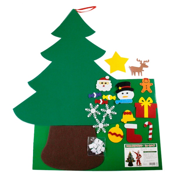 手芸キット 『フェルトツリー ウォールタイプ YZ19-S』 SOANDYOU