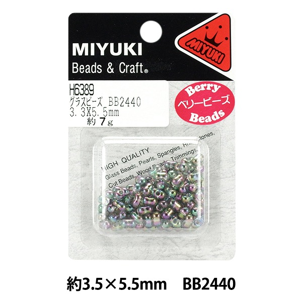 ビーズ 『ベリービーズ クリスタルゴールドラスターABグレー BB2440