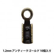 手芸金具 『リボン留め金具 半円 ヘアライン仕上げ 15×9mm ゴールド 2