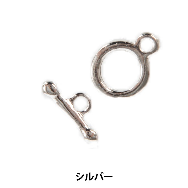 手芸金具 『フック C-10 シルバー 1セット』 ビーズ,ビーズ金具