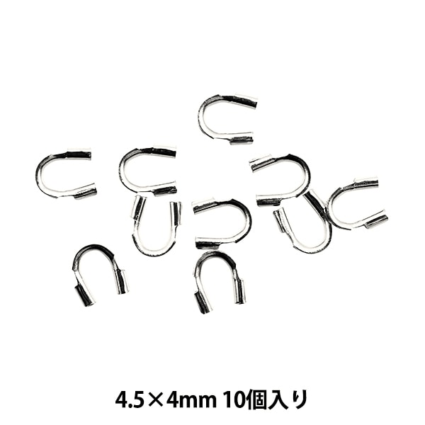 手芸金具 『U字金具 4.5×4mm 271/0020S』 ビーズ,ビーズ金具,エンド