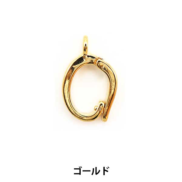 手芸金具 『クリッカー オーバルカン付き ゴールド 1個入り』 ビーズ