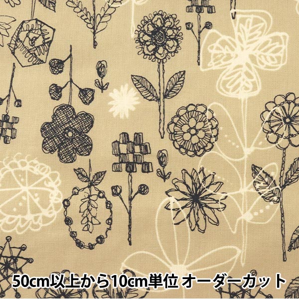 数量5から 生地 綿麻キャンバス 線描き花柄 Cc 3 Yuwa 有輪商店 シャルマンコレクション コットン 種類から探す キャンバス 綿 麻 ホビー材料の通販 ユザワヤ公式ネットショップ