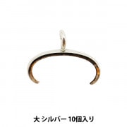 手芸金具 『カン付きオーバルバチカン 大 ゴールド 10個入り』 ビーズ