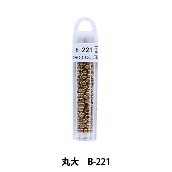 グラスビーズ 『クィーンビーズ 丸大 B-221』 TOHO BEADS トーホー