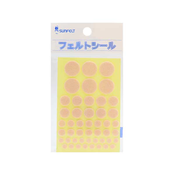 フェルト 『フェルトシール 肌色 301番色』 SUN FELT サンフェルト