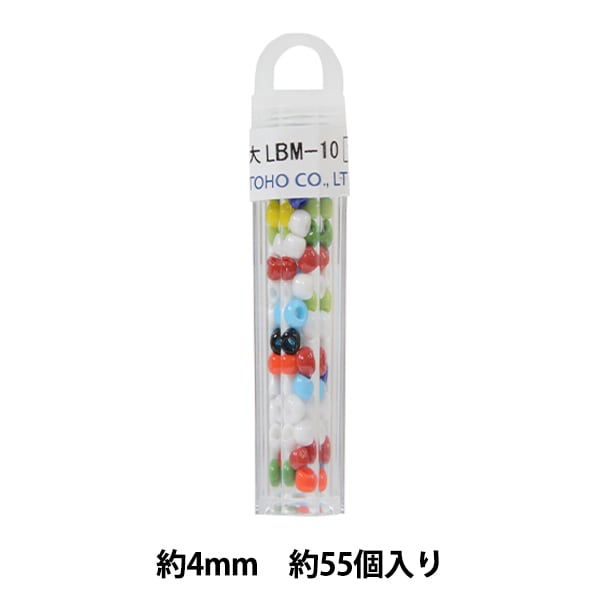 グラスビーズ 『クィーンビーズ 特大ミックス LBM-10』 TOHO BEADS