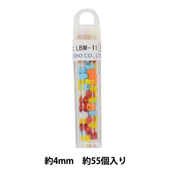グラスビーズ 『クィーンビーズ 特大ミックス LBM-11』 TOHO BEADS
