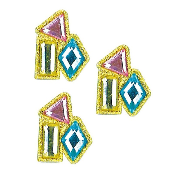 ワッペン 『ジュエリーシール カラフルジュエル PJW-03』 ソーイング