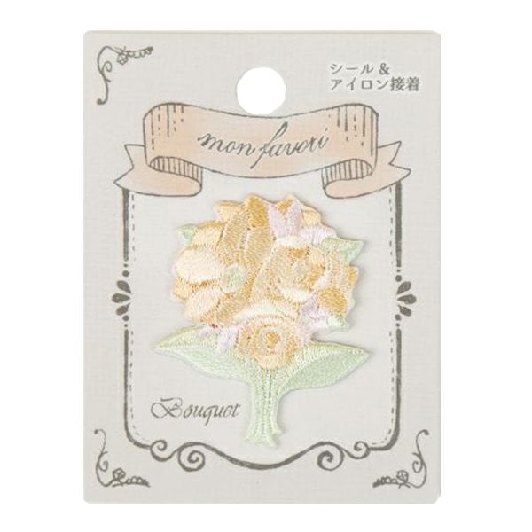 ワッペン 『大人ワッペン 花シリーズ ブーケ OTN-11