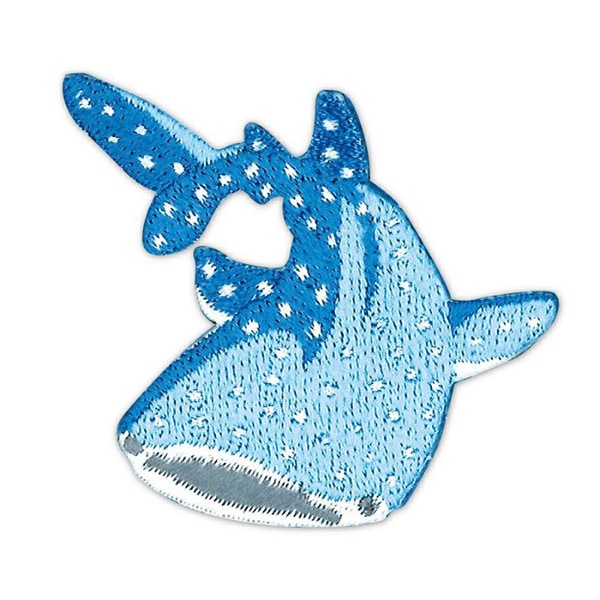 ワッペン 『図鑑コレクション ジンベイザメ ZCW-08』 ソーイング