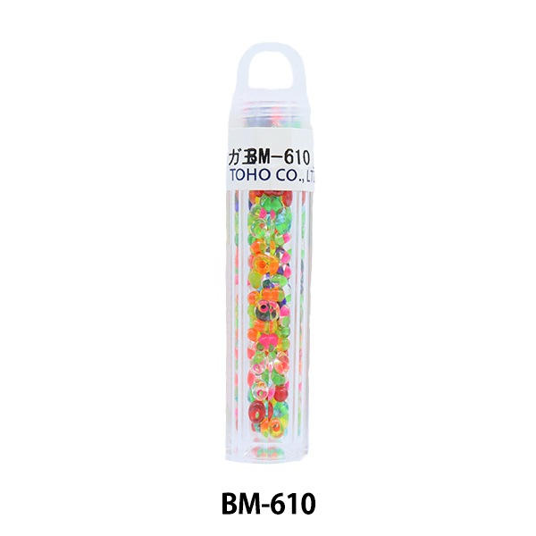 kaos様用・マントルピース グラスビーズ 『クィーンビーズ マガ玉ミックス BM-610』 TOHO BEADS