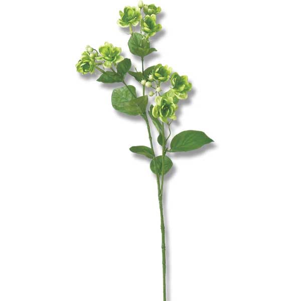 造花 ドライフラワー 『ジャスミン×9 つぼみ×19 ツートングリーン A