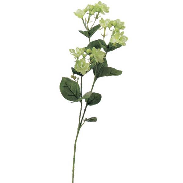 造花 ドライフラワー 『ジャスミン×9 つぼみ×19 ホワイトグリーン A