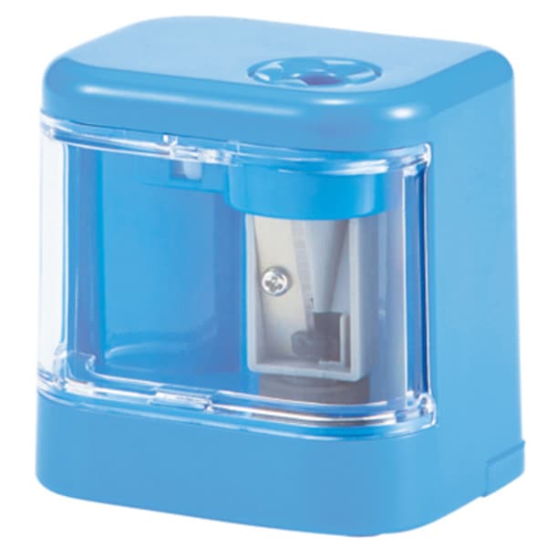 文房具 『小型電池鉛筆削り スピモ ライトブルー RS032LB』 KUTSUWA