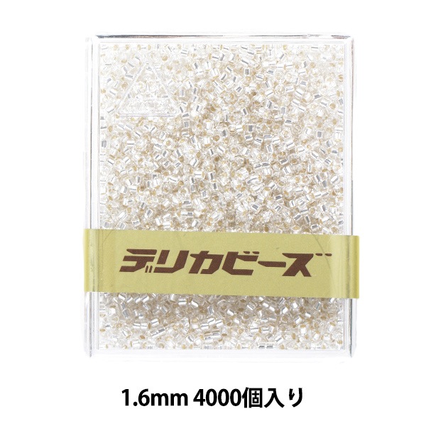 入荷通知 アプリ おすすめ ビーズ 『デリカビーズ 11/0 DB41 20g クリスタル銀引 シルバー ネイルパーツ