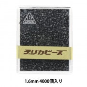 ビーズ 『デリカビーズ 11/0 DB1 20g ガンメタル』 MIYUKI ミユキ