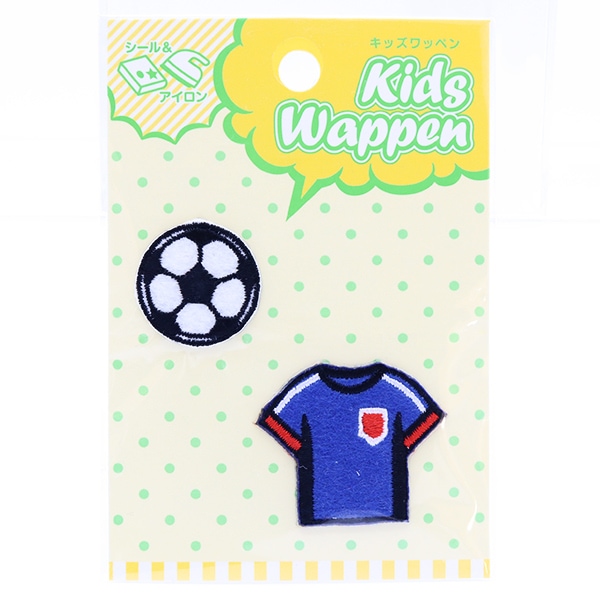 ワッペン 『キッズワッペン サッカーB KWP-28』 雑貨,ワッペン
