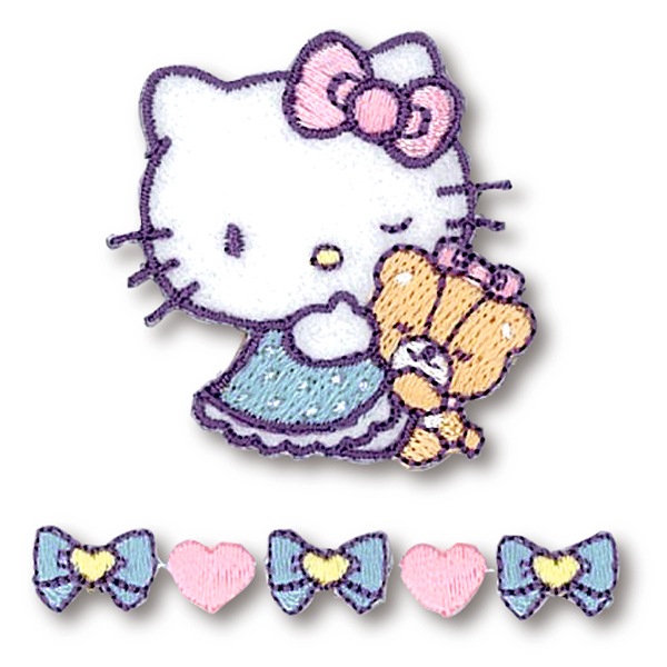 ワッペン アレンジワッペン サンリオ ハローキティ Hello Kitty Rio 2905 Kiyohara 清原 雑貨 ワッペン アイロン接着タイプ キャラクター サンリオ ホビー材料の通販 ユザワヤ公式ネットショップ