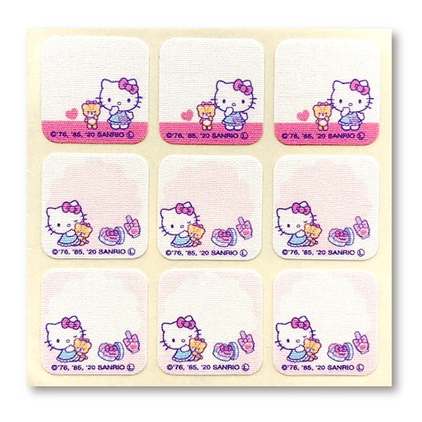 ワッペン 『シール&アイロンネームタグ サンリオ ハローキティ HELLO