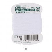 手縫い糸 『ハイスパンボタンつけ糸 #30 40m 生成』 Fujix フジックス