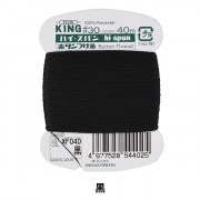 手縫い糸 『ハイスパンボタンつけ糸 #30 40m 99番色』 Fujix