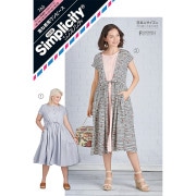 実物大型紙 『重ね着風ワンピース 766』 SUN・PLANNING サン・プランニング|パターン|雑貨