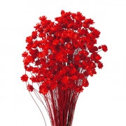 造花 シルクフラワー 『ポインセチアミックスガーランド レッド