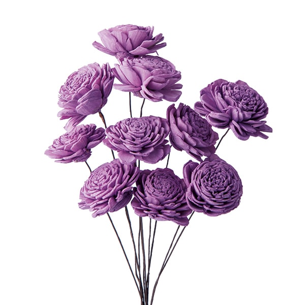 ドライフラワー 『ソーラーローズ 小 ライトパープル 3208-1-410